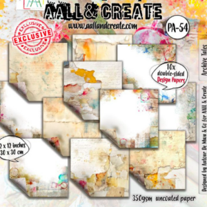 AALL and Create : Bloc de papiers imprimés